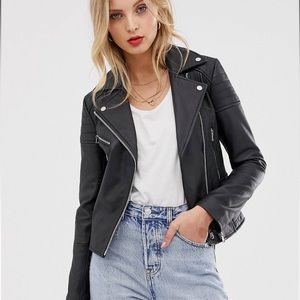 Barney’s Originals Clara Real Leather Jacket